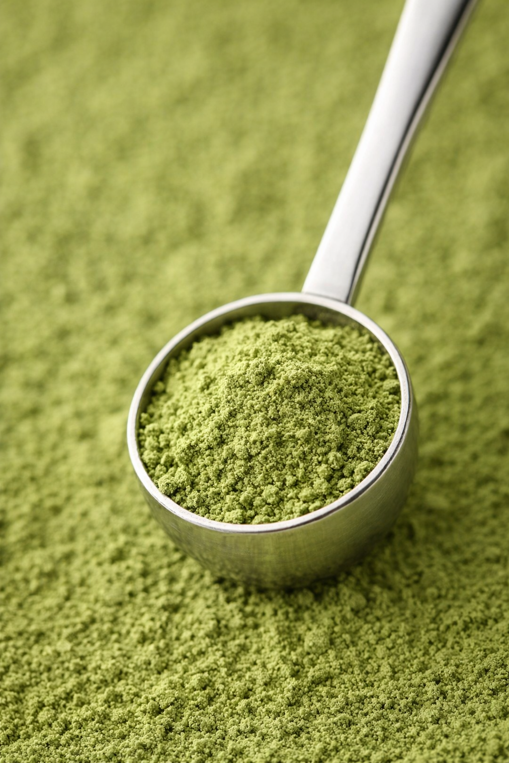 Cuillère doseuse matcha en acier inoxydable